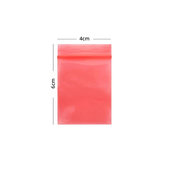 ESD Sac Antistatique à Fermeture Éclair (Rouge) - 4x6cm 100pcs