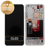 Asus Zenfone 10 - Écran LCD + Ecran Tactile + Cadre (Comet White) - B90AI00M2-R20010 Genuine Service Pack