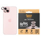 Protection d'objectif de caméra Hoops pour iPhone 15/15 Plus, Rose, PanzerGlass