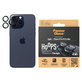 Protection d'objectif de caméra Hoops pour iPhone 15 Pro/15 Pro Max, Blue Titanium, PanzerGlass