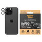 Protection d'objectif de caméra Hoops pour iPhone 15 Pro/15 Pro Max, Black Titanium, PanzerGlass