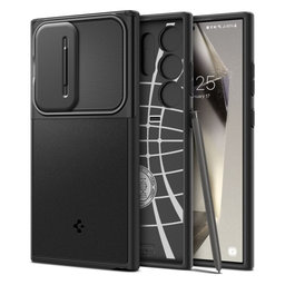 Spigen - Étui Optik Armor pour Samsung Galaxy S24 Ultra, noir