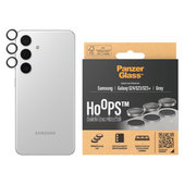 Protection d'objectif de caméra Hoops pour Samsung Galaxy S24/S23/S23+, Gris, PanzerGlass