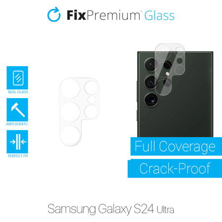 FixPremium Glass - Verre trempé caméra arrière pour Samsung Galaxy S24 Ultra