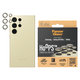 Protection d'objectif de caméra Hoops pour Samsung Galaxy S24 Ultra, Jaune, PanzerGlass