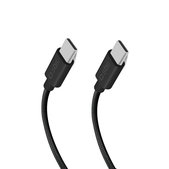 SBS - Câble tressé USB-C/USB-C, PD, 100W, 1.5m, noir