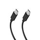SBS - Câble tressé USB-C/USB-C, PD, 100W, 1.5m, noir