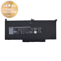 Dell Latitude 7280, 7290, 7380, 7390, 7480, 7490, E7280 - Batterie F3YGT 7500mAh - Genuine Service Pack