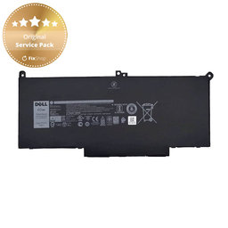 Dell Latitude 7280, 7290, 7380, 7390, 7480, 7490, E7280 - Batterie F3YGT 7600mAh - Genuine Service Pack