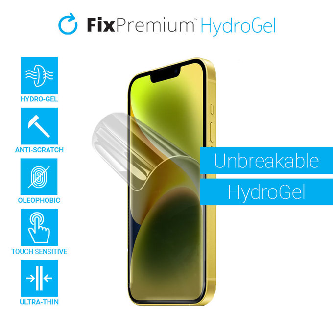 FixPremium - Unbreakable Screen Protector pour Apple iPhone 13, 13 Pro, 14 et 16e