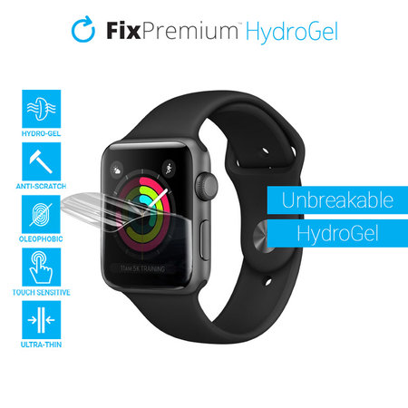 FixPremium - Unbreakable Screen Protector pour Apple Watch 1, 2, 3 (42mm)