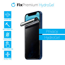 FixPremium - Privacy Screen Protector pour Apple iPhone 12 et 12 Pro