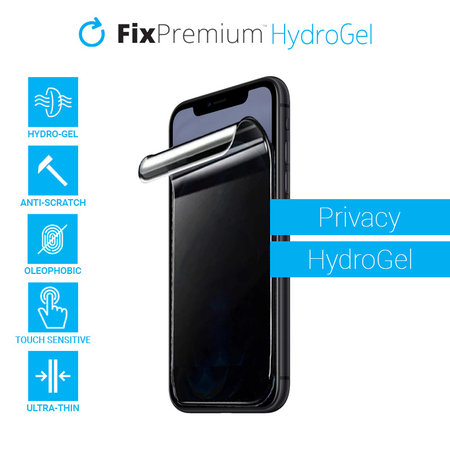 FixPremium - Privacy Screen Protector pour Apple iPhone X, XS et 11 Pro