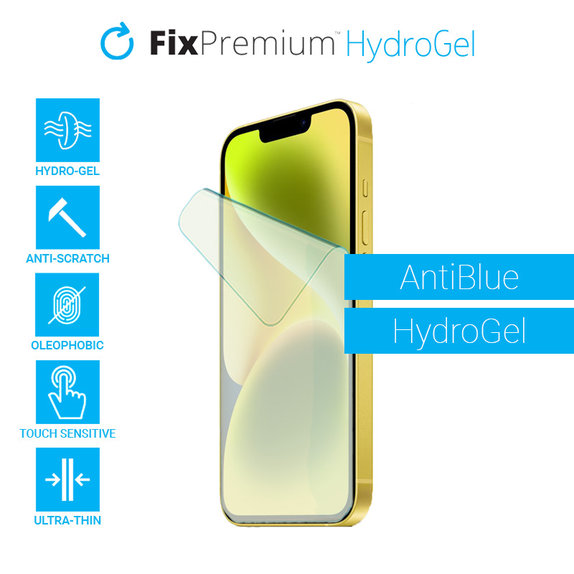 FixPremium - AntiBlue Screen Protector pour Apple iPhone 13, 13 Pro, 14 et 16e