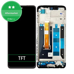 Oppo A58 CPH2577 - Écran LCD + Ecran Tactile + Cadre (Black) TFT