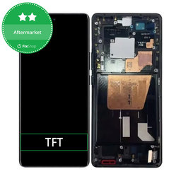 Vivo X80 Pro V2185A V2145 - Écran LCD + Ecran Tactile + Cadre (Cosmic Black) TFT
