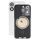 Apple iPhone 15 Pro - Verre du boîtier arrière + Verre de la caméra + Cadre en métal + Aimant MagSafe (White Titanium)