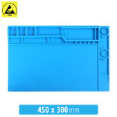 Relife RL-160A - ESD Tapis en Silicone Antistatique Résistant à la Chaleur - 45 x 30cm