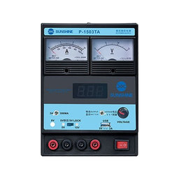 Sunshine P-1503TA - Alimentation DC régulée (0-15V, 0-3A)