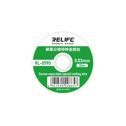 Relife RL-059D - Fil pour séparer les écrans LCD (0.03mm x 100M)