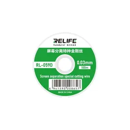 Relife RL-059D - Fil pour séparer les écrans LCD (0.03mm x 100M)