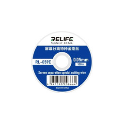 Relife RL-059E - Fil pour séparer les écrans LCD (0.05mm x 100M)