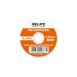 Relife RL-059F - Fil pour séparer les écrans LCD (0.08mm x 100M)