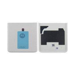 Motorola Razr 40 - Cache batterie (bas) (Vanilla Cream) - 5S58C22940 Genuine Service Pack