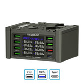 Mechanic V-Power 8 Pro - Station de charge USB avec USB-C, USB 3.0