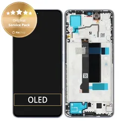 Xiaomi Redmi Note 13 Pro 5G 2312DRA50C - Écran LCD + Ecran Tactile + Cadre (Midnight Black) - 5600030N1600 Genuine Service Pack
