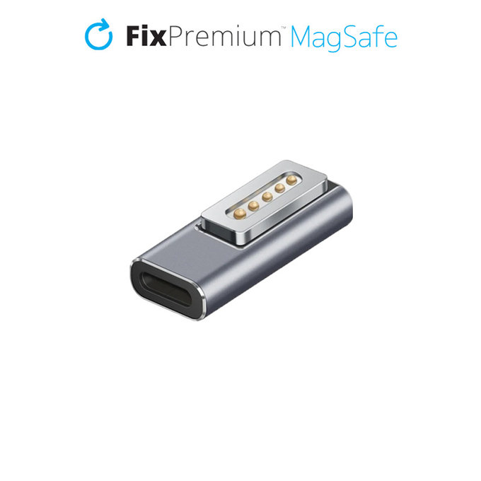 FixPremium - Adaptateur USB-C - MagSafe 1, argent