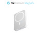 FixPremium - MagSafe PowerBank avec Support 5000mAh, blanc