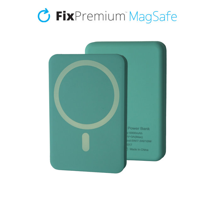 FixPremium - MagSafe PowerBank 5000mAh, bleu