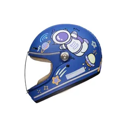 Casque enfant pour trottinette électrique et vélo (46–52 cm) (Astronaut)