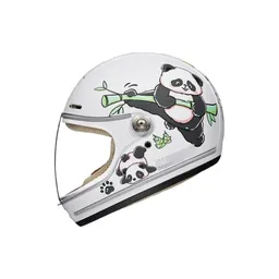 Casque enfant pour trottinette électrique et vélo (46–52 cm) (Panda)