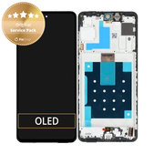 Samsung Galaxy M55 M556B - Écran LCD + Écran tactile + Cadre (Black) - GH81-25791A Genuine Service Pack