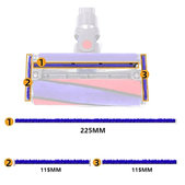 Dyson V-series - Bandes en peluche douce