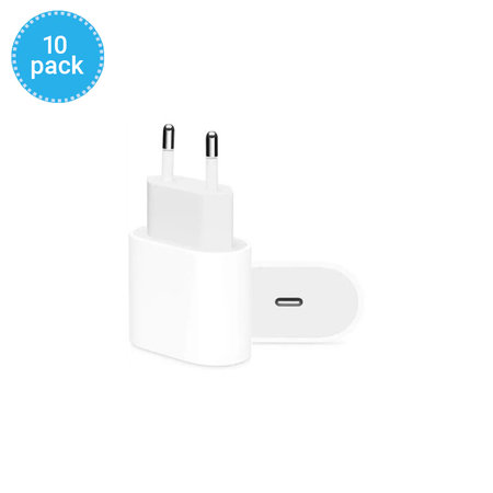 Apple - 20W USB-C Adaptateur de charge - MHJE3ZM/A (10 Pack)