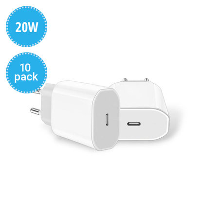 Apple - 20W USB-C Adaptateur de charge - MHJE3ZM/A (10 Pack)