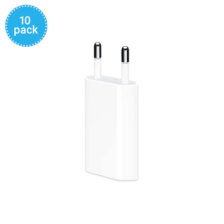 Apple - 5W USB Adaptateur de charge - MGN13ZM/A (10 Pack)