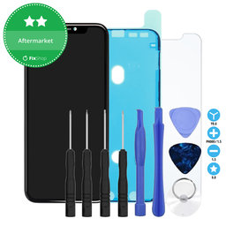 Apple iPhone 11 - Écran LCD + Écran tactile + Cadre TFT + Adhésif pour LCD + Verre trempé + Kit d'outils - Multipack