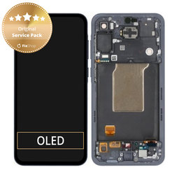 Samsung Galaxy A55 A556B - Écran LCD + Écran tactile + Cadre (Awesome Navy) - GH82-34305A Genuine Service Pack