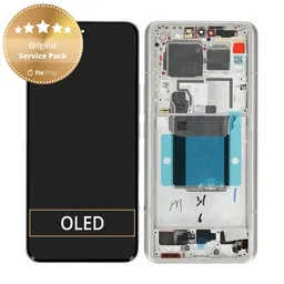 Xiaomi 14 Ultra - Écran LCD + Ecran Tactile + Cadre (White) - 56000600N100 Genuine Service Pack
