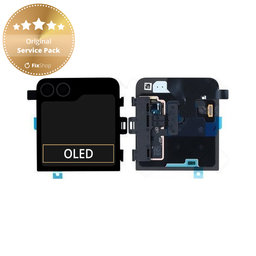 Samsung Galaxy Z Flip 6 F741B - Écran LCD + Écran tactile + Cadre (Externe) (Crafted Black) - GH97-30012E Genuine Service Pack