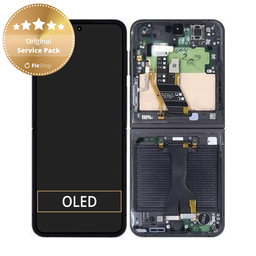 Samsung Galaxy Z Flip 6 F741B - Écran LCD + Écran tactile + Cadre (Crafted Black) - GH82-35014E Genuine Service Pack