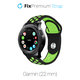 FixPremium - Bracelet sportif en silicone pour Garmin (22mm), noir