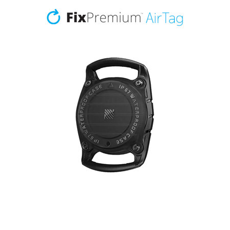 FixPremium - Collier AirTag pour chiens et chats, noir