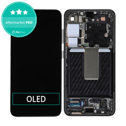 Samsung Galaxy S23 FE S711B - Écran LCD + Écran tactile + Cadre (Graphite) OLED