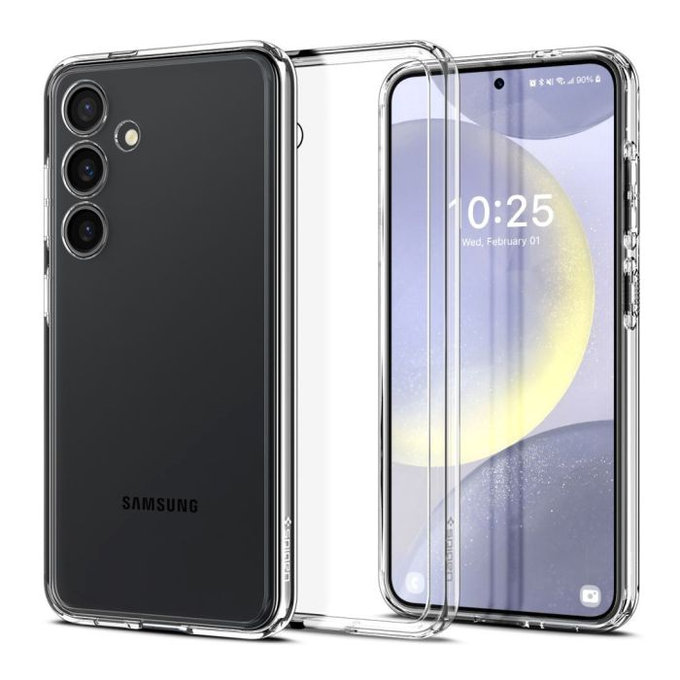 Spigen - Étui Ultra Hybrid pour Samsung Galaxy S24 Plus, Crystal Clear