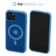 FixPremium - Coque transparente avec MagSafe pour iPhone 14, bleu